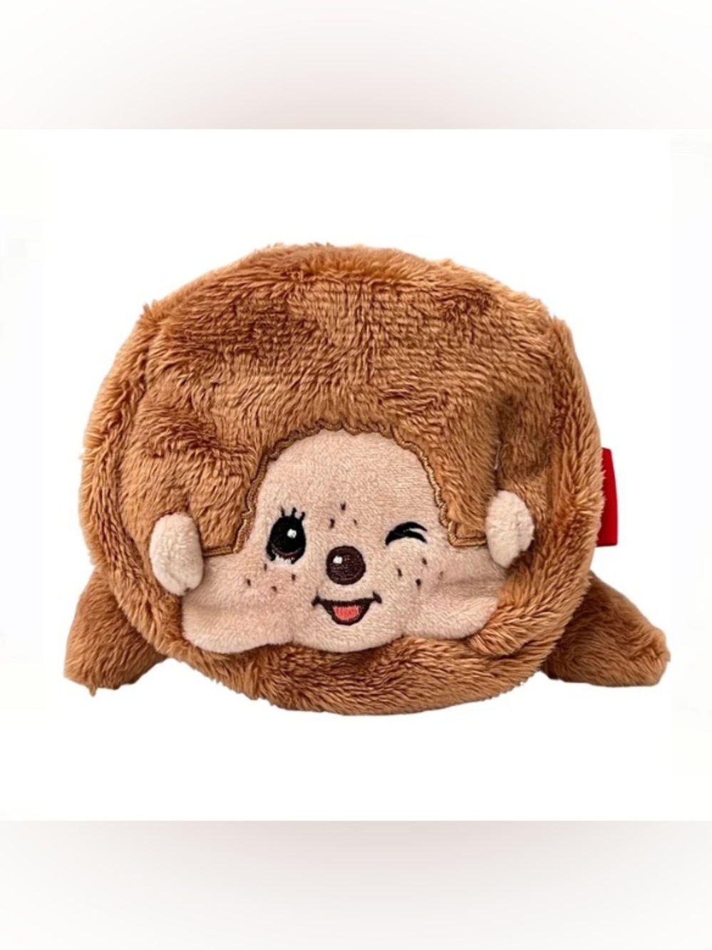 BNWT Miniso Monchhichi Plush Coin Purse Keychain - Coffee Farm Series